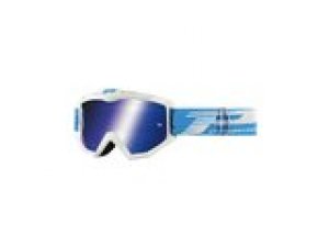 Crossbrille ProGrip 3201 FL verspiegelt blau/wei