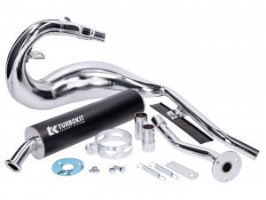 Auspuff Turbo Kit Bufanda R Chrom / ESD Aluminium fr Beta RR 2021- Euro5