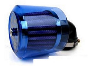 Luftfilter KRS Air-System blau transparent